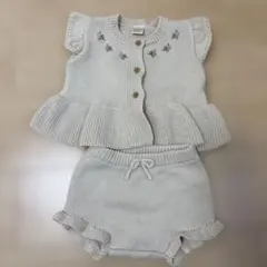 美品tete a tete ベージュ ニットセーター 70