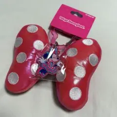 ディズニーランド ミニーのファンダーランド　パルパルーザ リボン キーチェーン