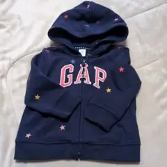 【GAP】 18-24ヶ月 ネイビー 星柄パーカー 80cm