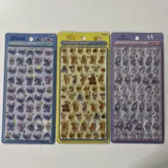 【正規品】ボンボンドロップシールミニ　ディズニー3点セット