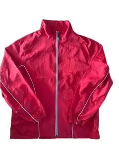 美品 FIRST DOWN ダウンジャケット ナイロンジャケット レッド L