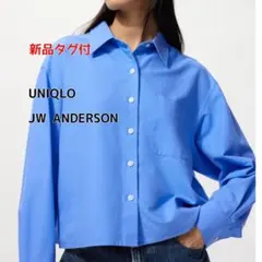 新品タグ付 UNIQLO JW アンダーソン オックスフォードシャツ M ブルー