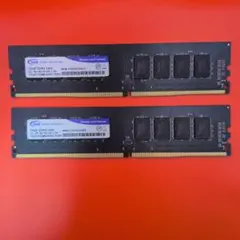 【動確済】Team Group 16GB DDR4 2400MHz ×2枚
