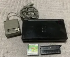 動作確認済　任天堂 DS Lite ブラック 本体 充電器付き