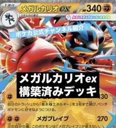メガルカリオex 構築済みデッキ