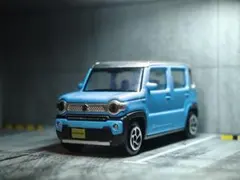 SUZUKI HUSTLER ミニカー 水色