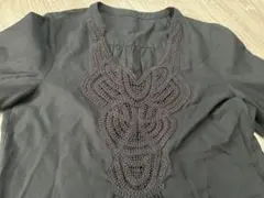 dama collection濃茶刺繍チュニック 9ARのサムネイル