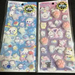 【匿名配送】ピカプニシール 正規品 ぷくぷくあわわちゃん もちもちぱんだ 2枚