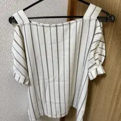 nano・universe 肩あきブラウス