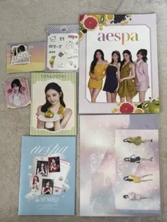 aespa ファンクラブ特典 FC特典 オフィシャルブック トレカ フォト