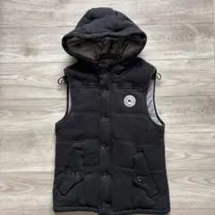Burberry Black label フード付きベスト