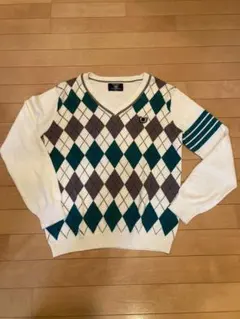 グリーン ニット