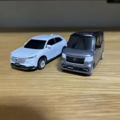 ホンダ　ヴェゼル　N-BOXカスタム　プルバックミニカーのサムネイル