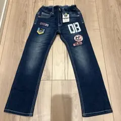 新品タグ付き　ミキハウス ダブルビー　デニム　120cm