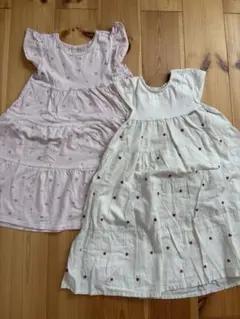 petit main ノースリーブワンピース 2着セット 110cm 120cm