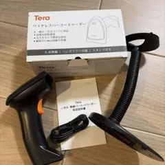 Tera ワイヤレスバーコードリーダー 本体 スタンド付き