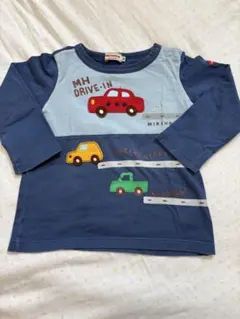 Miki House 車刺繍 長袖Tシャツ　90