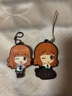 ガールズ&パンツァー ラバーストラップ 2個セット