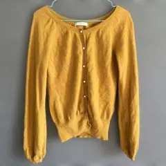 マスタード カーディガン