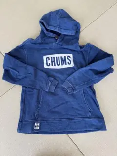 CHUMS チャムス パーカー ブルー Sサイズ