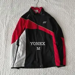 ヨネックス ウィンドブレーカー 黒 赤 スポーツ Mサイズ