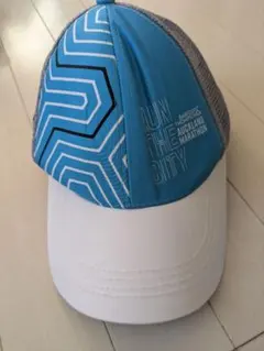 asics ランニングキャップ 青/白