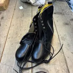北原シューズ 編上げ靴 救助大会 【R400】チャック無25.5cm 消防