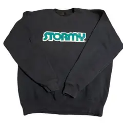 STORMY ストーミー スウェット トレーナー ロンT 裏起毛 ネイビー