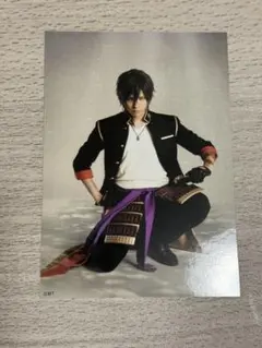 刀ミュ 大倶利伽羅 三百年の子守唄 初演 ブロマイド 戦闘 アルバム購入特典