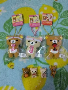 リラックマ コリラックマ ご当地 ミニぬいぐるみキーホルダー ミニフィギュア