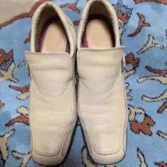 ベージュレザースリッポン