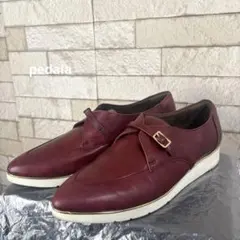 pedala ペダラ 牛革 レザー シューズ スリッポン アシックス asics