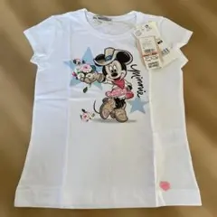 MONNALISA ミニーマウス Tシャツ 8Y ホワイト