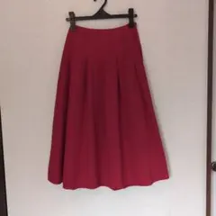 UNITED ARROWS フレアスカート ピンクのサムネイル