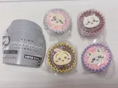 手作りおやつチャーム うさぎ ちいかわ ラッコ モモンガ 平成女児チョコ 4点