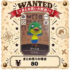 ジーニョ　amiibo あつ森　アミーボカード　②