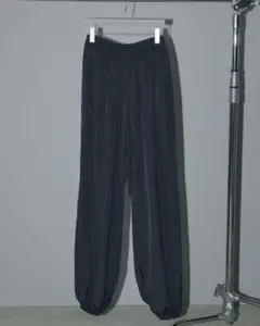 anuke / Nylon Volume Pants / ネイビー36