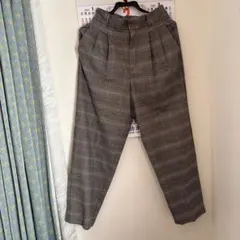 最安値❗️【美品】ジーユー　チェックスラックス M