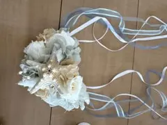 ウェディング リストブーケ・ヘアアクセサリーセット