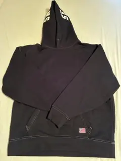 Sessions XL 黒パーカー アメリカ国旗刺繍