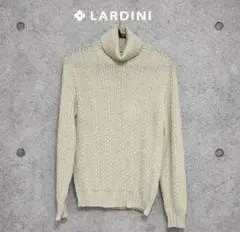 LARDINI タートルネックセーター カシミヤ XS LARDINI（ラルディーニ）Super120'sウールハイゲージタートルネック