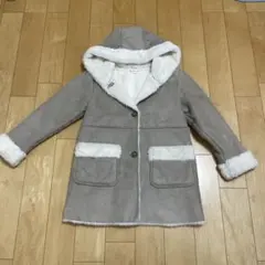 GLOBAL WORK フェイクファーコート 140