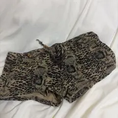 ヒョウ柄ショートパンツ Y2K