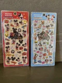 プチドロップステッカー　ディズニー　ミッキー　ミッキー&フレンズ
