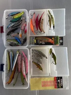 アルボル等/トラウト引退ルアーセット9個 タックルボックスセット 即購入OK 管釣り引退品です エリアトラウト