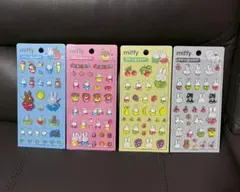韓国　ミッフィー　ドロップシール4枚
