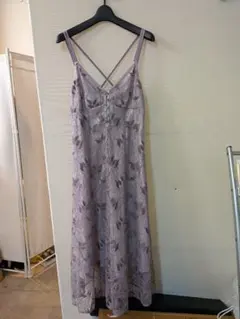 JILLSTUART ジルスチュアート キャミワンピース レース ラベンダー M
