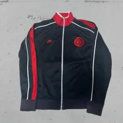 NIKEナイキ　マンチェスターユナイテッド　黒 赤 トラックジャージ XL NIKEナイキ マンチェスターユナイテッド 黒 赤 トラックジャージ