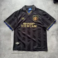 希少！93-95マンチェスターユナイテッド　 umbro(ブラック) L 希少！93-95マンチェスターユナイテッド umbro(ブラック) L - メルカリ
