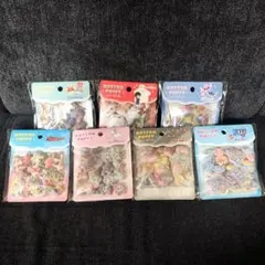 【新作・正規品】7枚セット！コットンパフィーシールフロッキー ディズニー